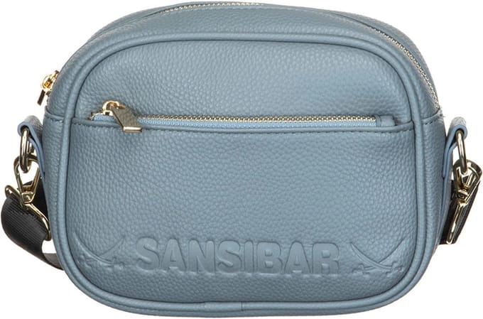 Sansibar Schoudertas Camera Bag Jeans Blauwgrijs