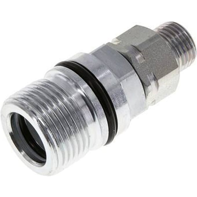 Stalen DN 10 Hydraulische Koppeling Snelkoppeling 10 mm L Knelring ISO 14541/8434-1 D M28 x 2