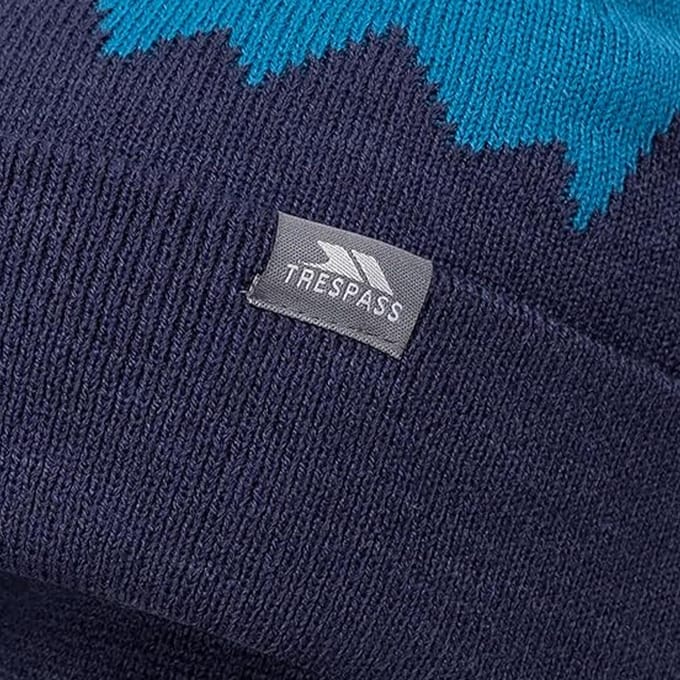 Trespass Heren Schoenmaker muts (Stormgrijs/Bondiblauw/Navy)