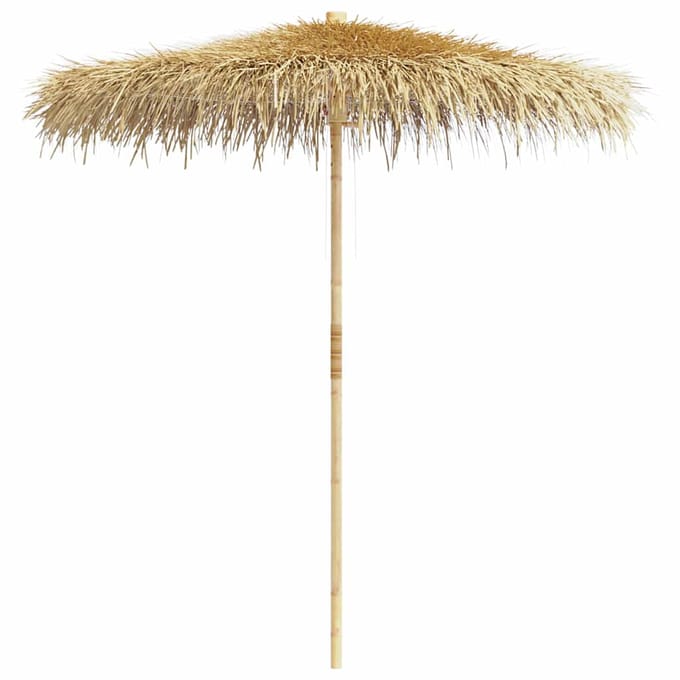 vidaXL - Parasol - van - bamboe - met - dak - van - bananenbladeren - 270 - cm