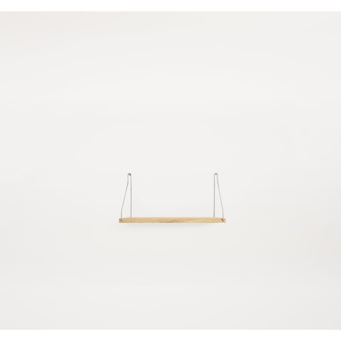 Frama Shelf Plank - eiken natuur geolied - roestvrij staal - 40 x 20