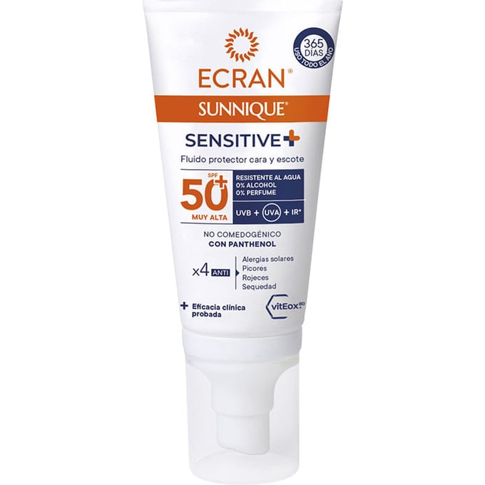 Ecran Sunnique Sensitive Gezichtscrème Spf50+ 50 ml