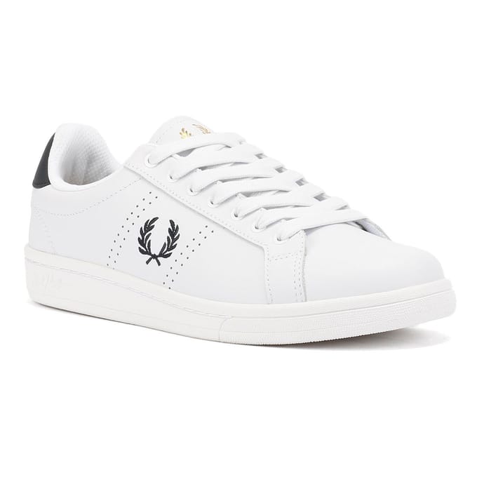 Fred Perry Cupsole Leren Witte Sneakers Voor Heren