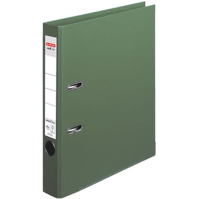 herlitz ordner maX.file protect plus, A4, rugbreedte 50 mm, groen