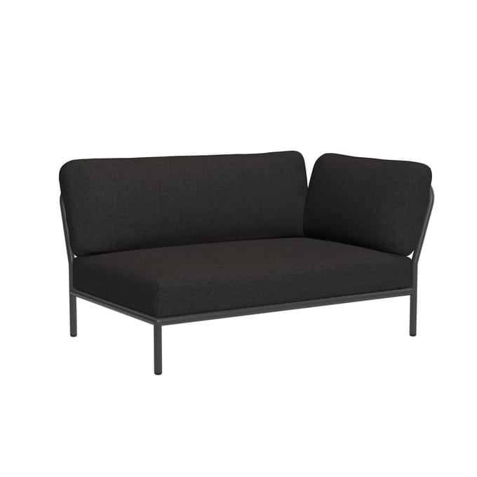HOUE - Level Loungebank - Sunbrella Natte - Sooty grijs - Armleuning rechts - 4 - 6 Wochen