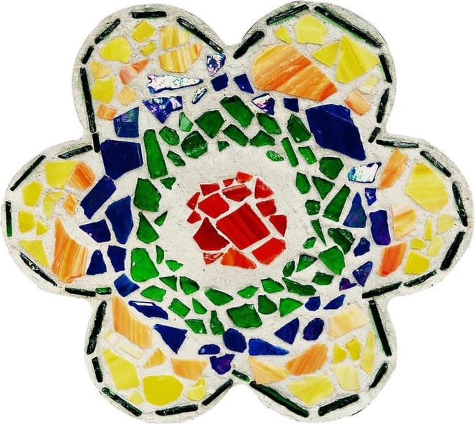 Milestones - Mozaiëk Stepping Stone Kit - Flower - 31cm
