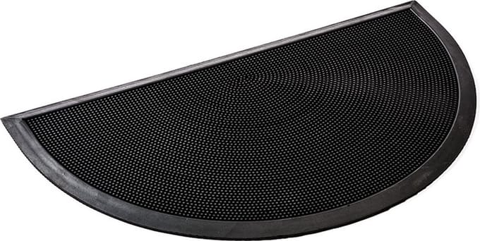 Rubbermagazijn - Deurmat - 75x45cm - Zwart - Rubber deurmat - Entreemat -