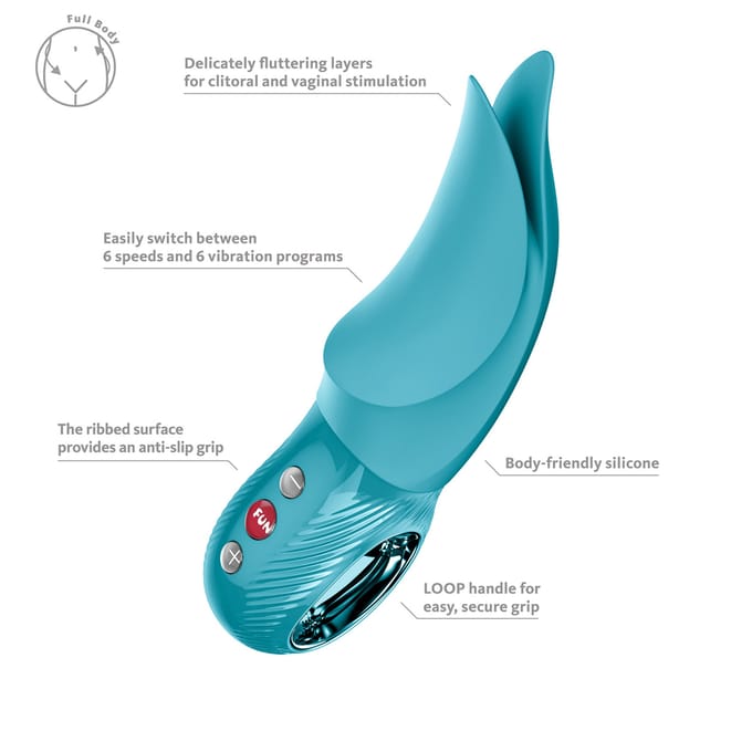 Volta Lay-on Vibrator Aquamarine