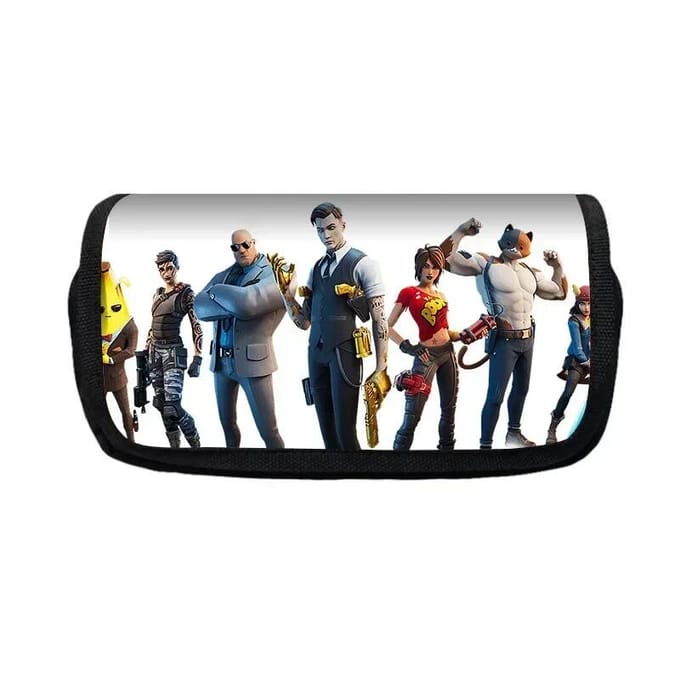 Perfecte Fortnite Etuis Multifunctionele Pennenbak Kinderen Grote Capaciteit Dubbellaags Pennenbak