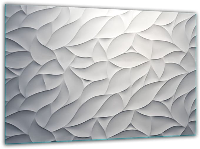 TMK ArtDeko D30x22 - Gëharde Glazen Snijplank - 30cm x 22cm - Krasbestendig