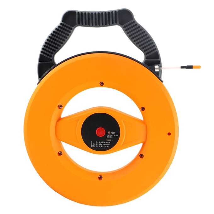 Pijpverstoppingsdetector Waterdicht 30m Pijpleiding Draagbare Verstoppingstester voor Thuis orange