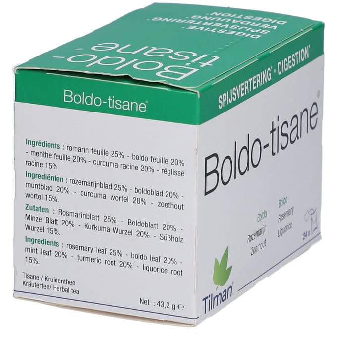 Tilman Boldo Tisane Zakjes 24