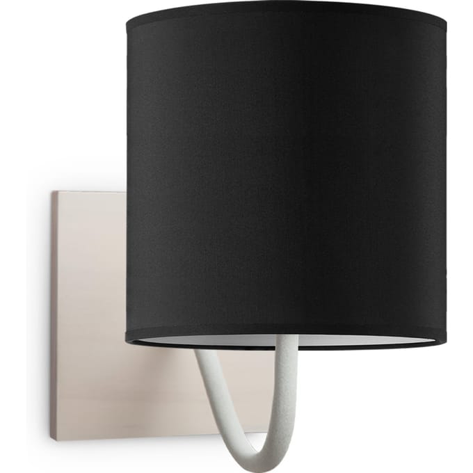 wandlamp beach bling Ø 16 cm - zwart