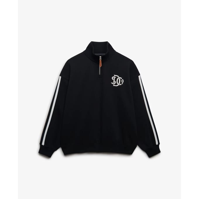 Dames sweatshirt met 1/2 rits Superdry Country Club