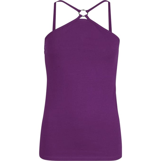 R.E.D. Rock-Engineered Design paarse top met spaghettibandjes - Dames - M