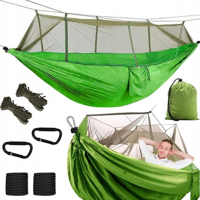 HANGZHOU A LINK STAR TECHNOLOGY CO. - Hangmat - Mosquitonet - 270x140cm - Groen