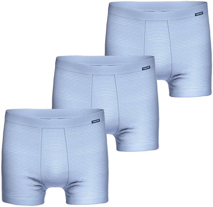 3-pack korte broek met gulp Day Classic / Jeans fijne rib