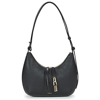 FURLA Leren schoudertas Goccia Shoulder Bag Nero zwart