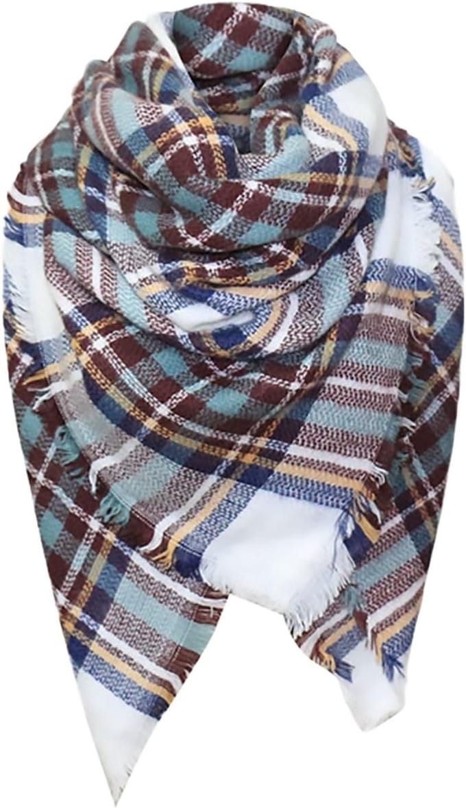 Dames Sjaal - Gebreide Sjaal - Warm Blijven - Zachte Pashmina - 140 x 140cm - Grijs