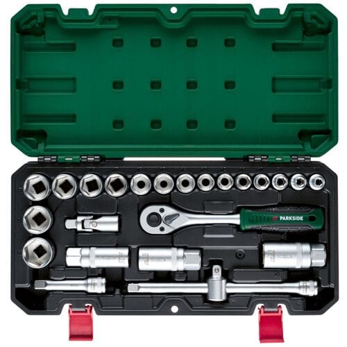 PARKSIDE Dopsleutelset 24-delig - 3/8"