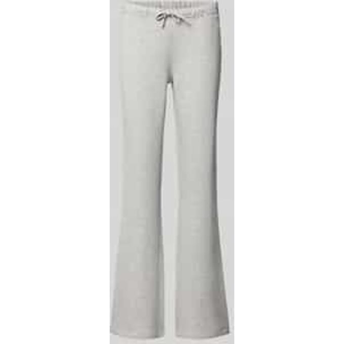 flared sweatpants van puur katoen
