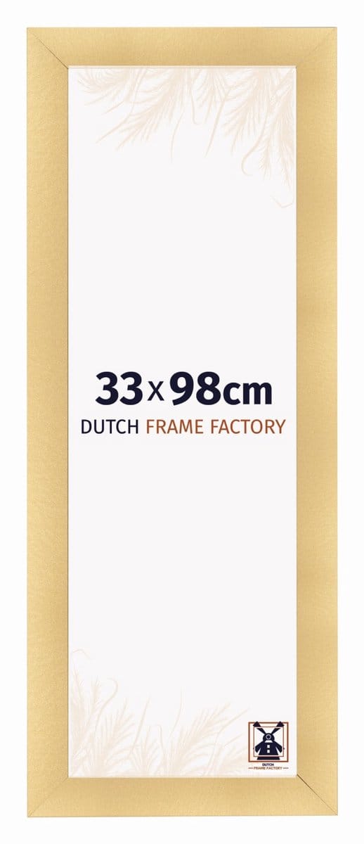 Fotolijst 33x98 cm - MDF - Goud Mat - Praag