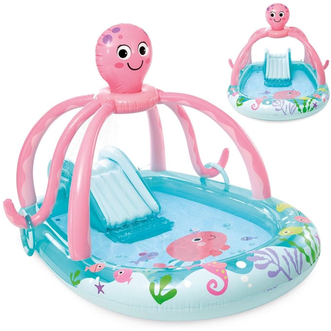 Intex Opblaasbaar speelzwembad - Vriendelijke Octopus (234x183x150cm)