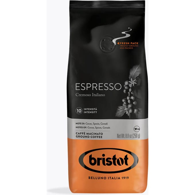 Bristot Diamante Espresso gemalen koffie - 250 gram
