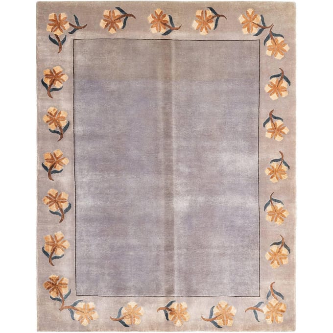 Vloerkleed Green handgemaakt wol | Vidal