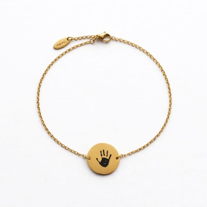 Armband met Handafdruk Goud