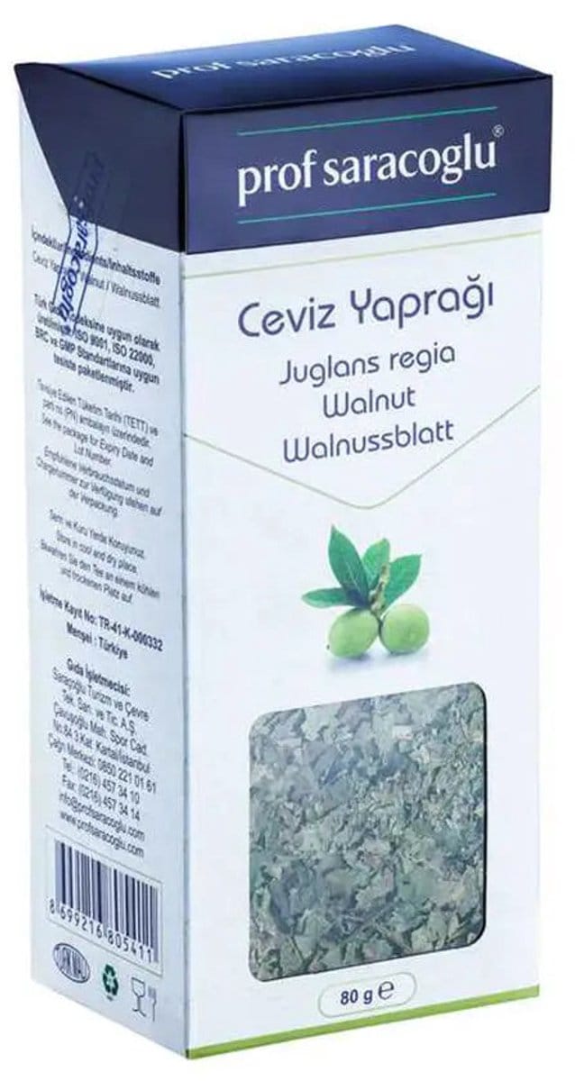 Prof Saracoglu Walnootbladeren (Juglans regia) - 80 g