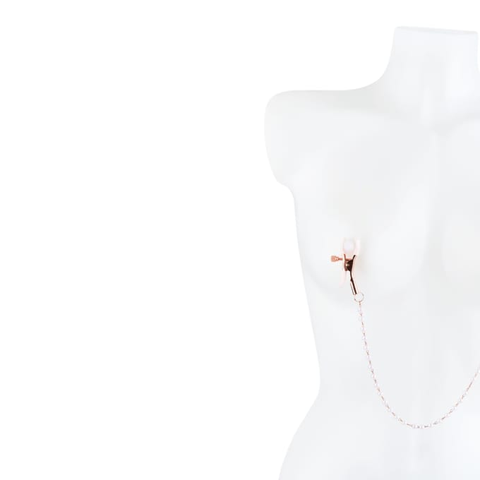 Nippelklemmen met parelketting