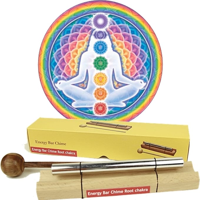 Klankstaaf Chakra Healing 1e chakra-toon