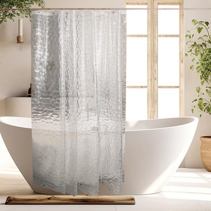 Dailygoods- Douchegordijn 180x200 cm - Waterdicht Eva - Anti schimmel