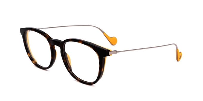 Moncler ML5072 Dark havana 53/19/145 MAN Brilmonturen