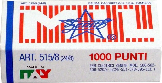 Metalen klemmen 515/8 platte nietjes 1000 stuks