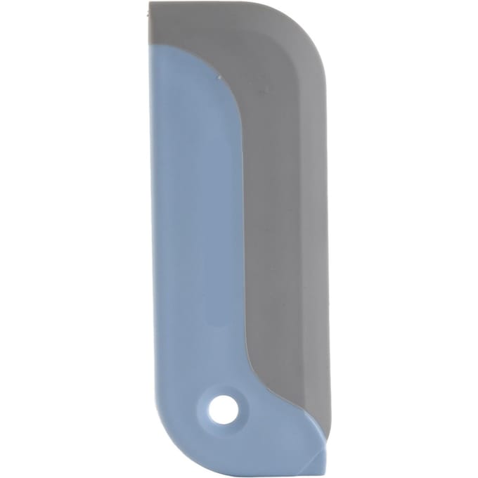 Kleine Rakel Waterafschraper Plastic Ergonomisch Afgeronde Rand Ophanggat Multifunctioneel Waterblad gray