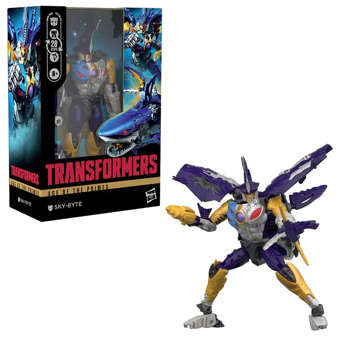 Hasbro Transformers Age of the Primes Voyager Class Action Figure Sky-Byte 18 cm Action Figuur