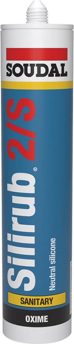Soudal - Silirub 2s sanitairkit neutraal - Grijs