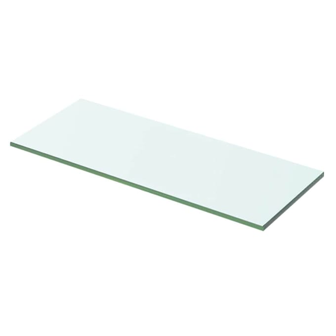 vidaXL - Wandschap - transparant - 50x15 - cm - glas