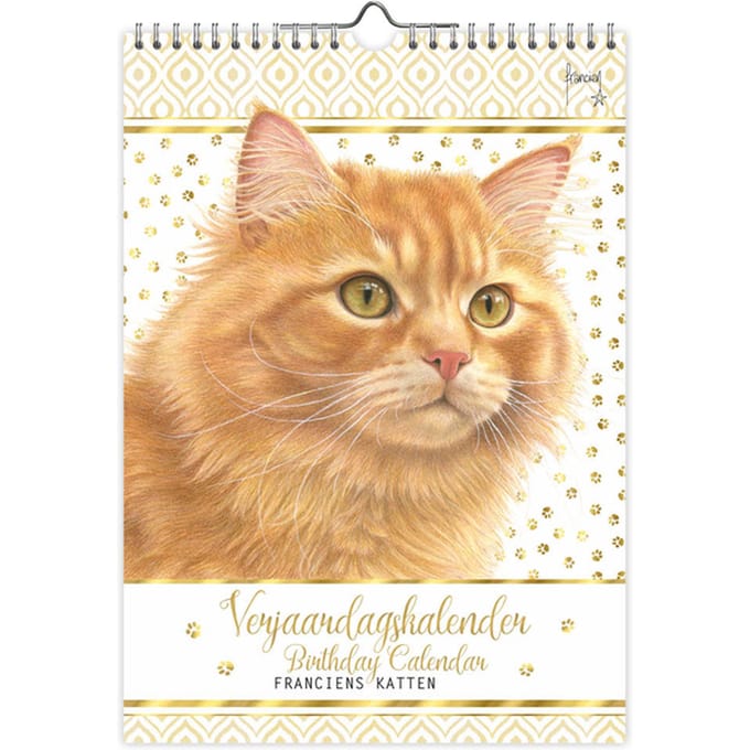 Franciens Katten verjaardagskalender Jeroen - A4
