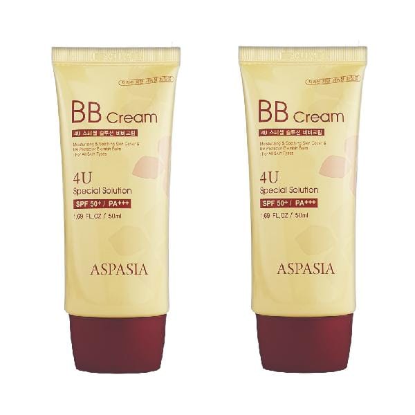 ASPASIA 4U Special Sun BB Cream SPF50+ PA+++ 50ml (3 opties) #50ml x 3pcs white