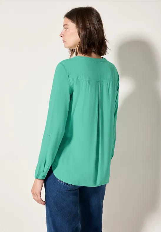 Blouse in effen kleur