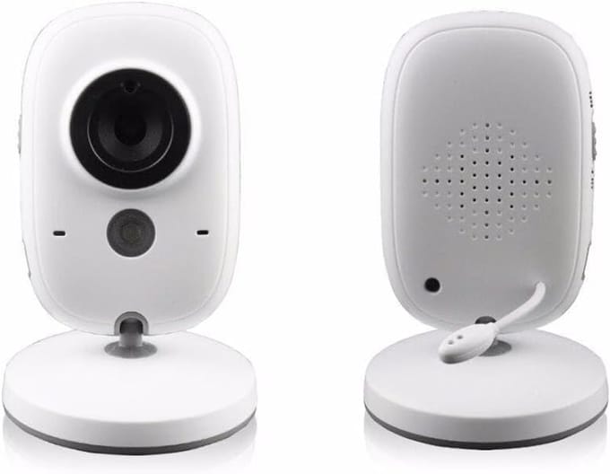 Babyfoon Video - Oudermonitor Camera - Kind Bewaken - 3.2 Inch LCD - 4 Kanalen - Wit