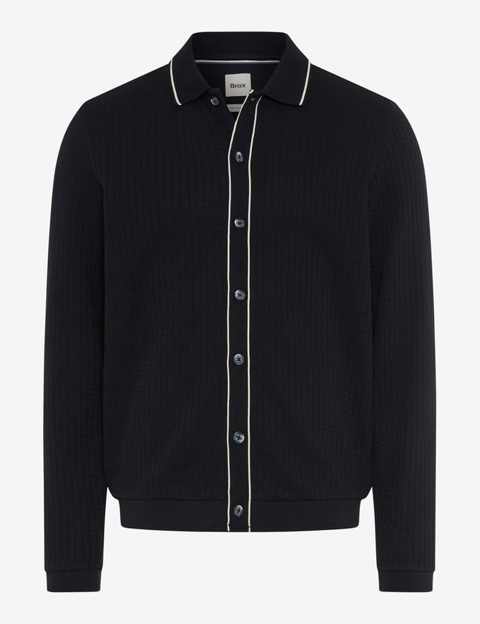 Brax Heren Polo  Style PARIS navy, donkerblauw, maat S