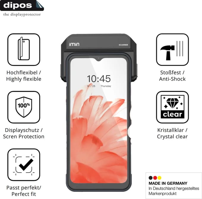 dipos – 2x Beschermfolie geschikt voor IMIN Swift 1 | 3D Full Cover Screenprotector | 100% Passend