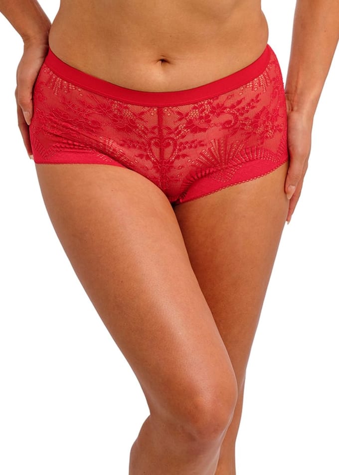 Wacoal Sensu Lace Shorty Salsa Rood S