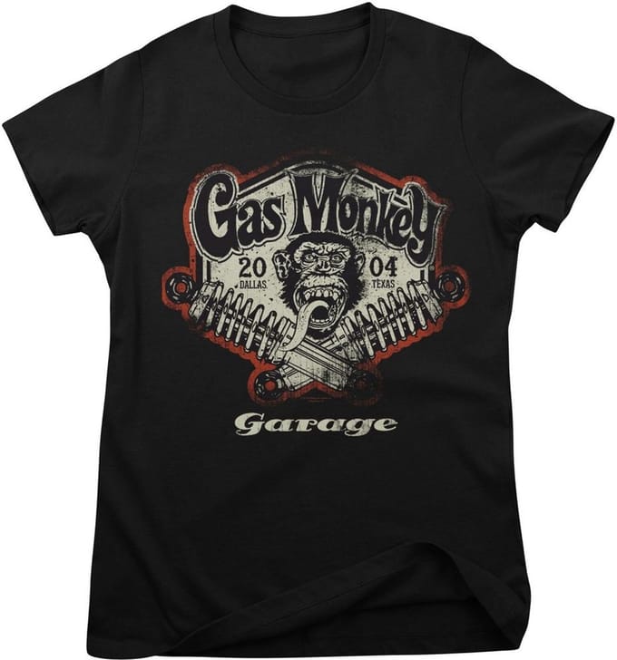 Gas Monkey Garage T-shirt Spring Coils Girly Tee GMG-5-GMG064-H76-7
