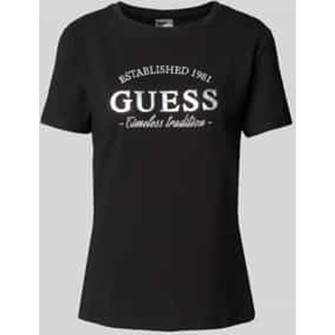 T-shirt met labeldetail, model 'NINA'