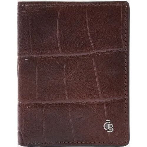 Castelijn en Beerens mini wallet pasjeshouder croco mocca